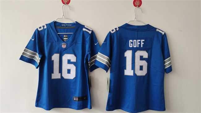 Youth Detroit Lions #16 Jared Goff Blue 2024 F.U.S.E. Vapor Limited Stitched Jersey->detroit lions->NFL Jersey